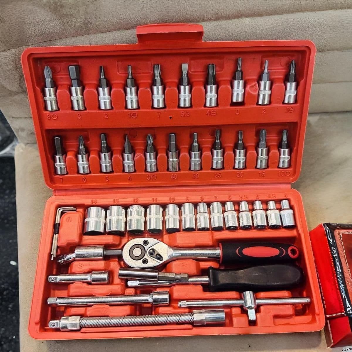 Jogo De Soquete 46 Peças