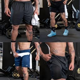 Kit Shorts Bermuda Duplo 2 Em 1