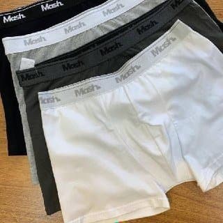Mash Kit 4 Cuecas Boxer Cotton