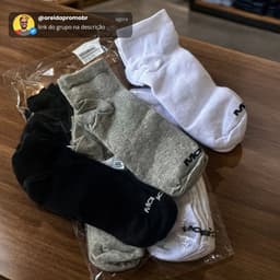 Mash Meias Unissex Cano Curto