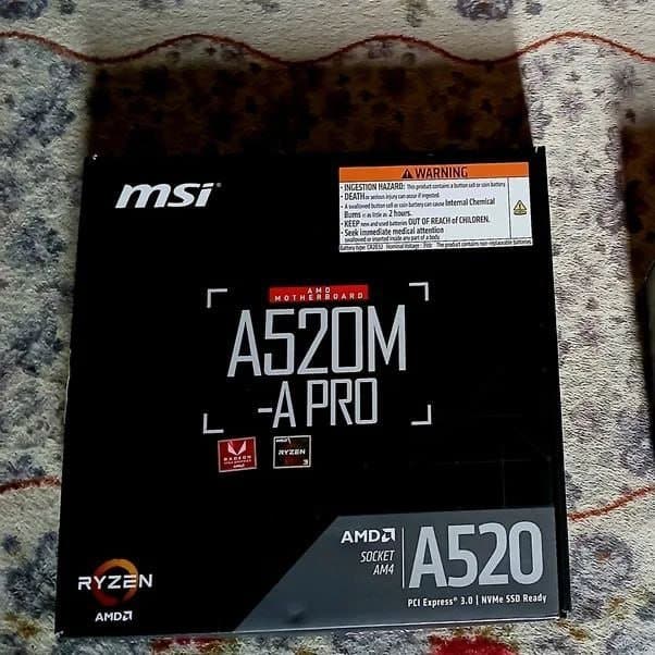 MSI Placa Mãe A520M-A PRO