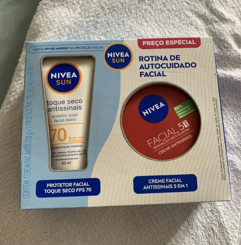 Nivea Protetor Solar Facial FPS70 40ml
