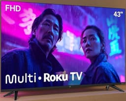 Roku Smart TV DLED 43 FHD