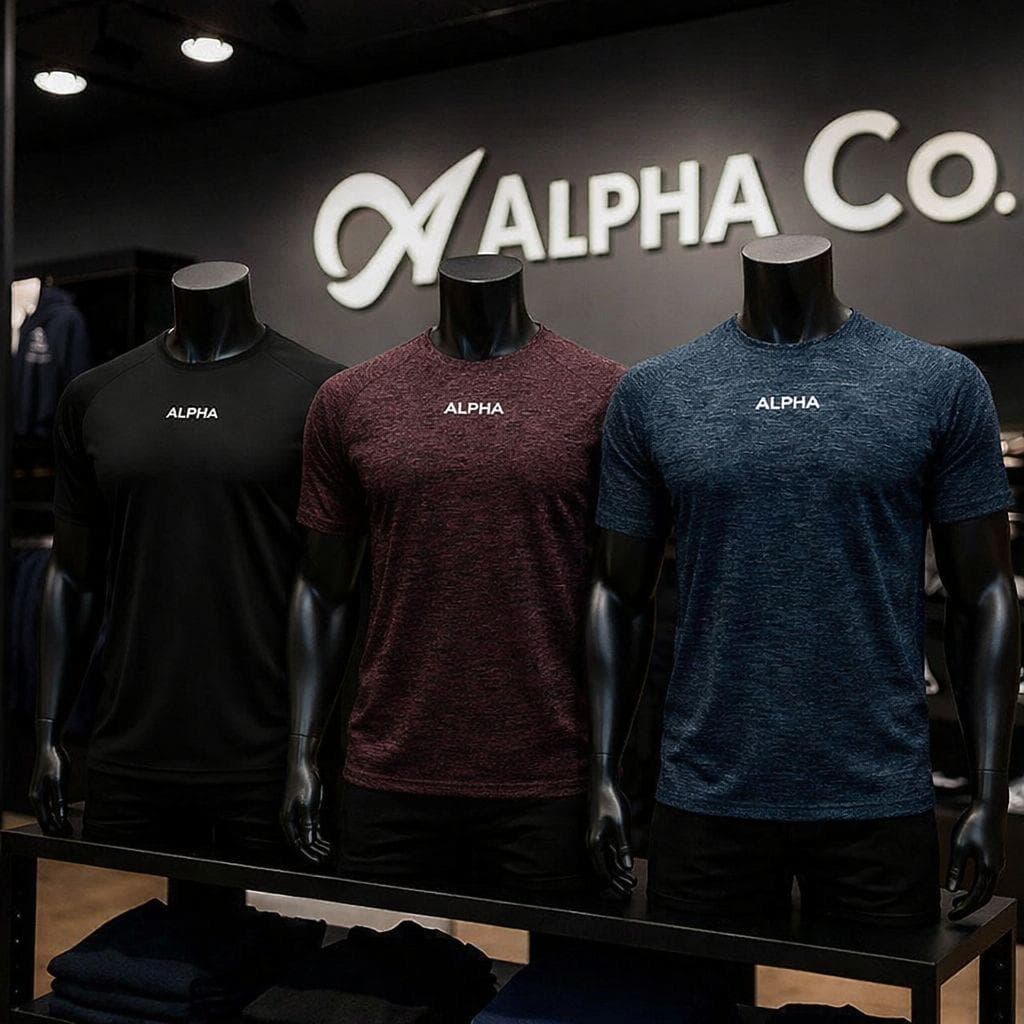 Smart Fit Kit 3 Camisetas Dry Alpha Essential