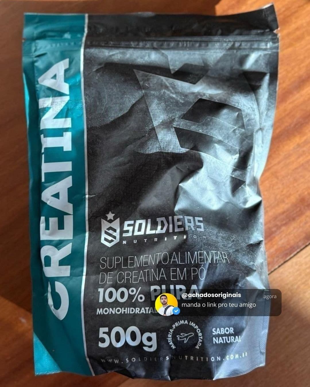 Soldiers Creatina Monohidratada 500g