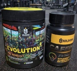 Soldiers Nutrition Evolution 300g Cafeína 60 Caps