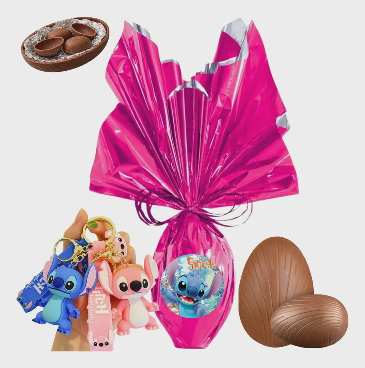 Stitch Ovo de Páscoa Infantil Angel