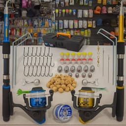 Vara De Pesca Completa 2 Varas 2 Molinetes